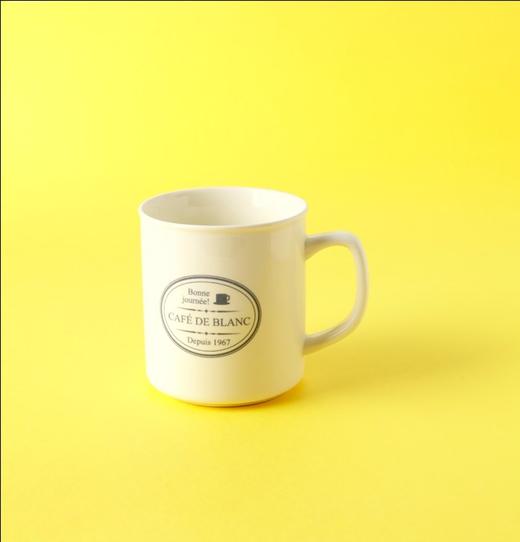 马克杯 400ML 象牙白/灰色 FRENCH CAFE 商品图2