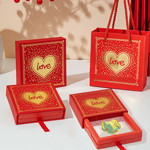 【吉祥文化】人生喜事系列异形彩色纪念章（礼盒装） 商品图5