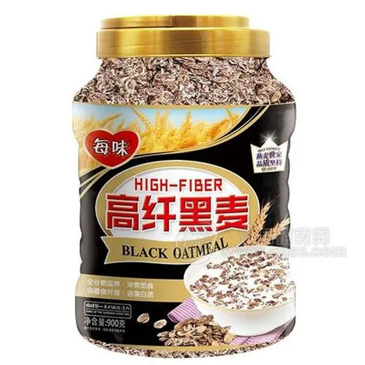 每味纤黑麦片900g/红枣莲子芝麻藕粉738g/牛奶高钙营养燕麦片738g 商品图0
