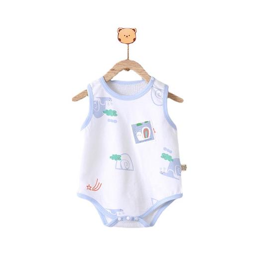 【小背心包屁衣】宝宝衣服包屁衣婴儿夏季全棉新生儿哈衣连体衣薄款睡衣爬爬外出服 商品图4