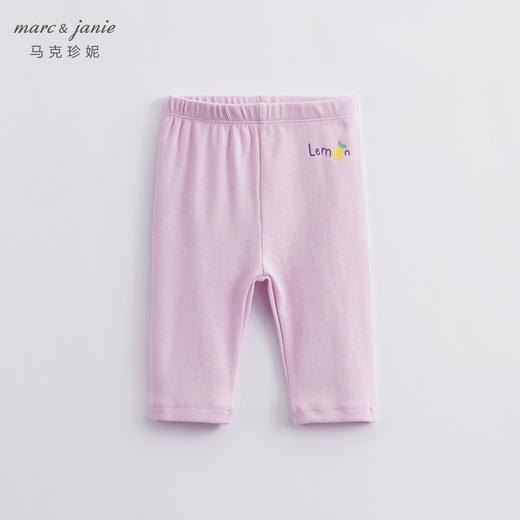 马克珍妮新款夏装 女童弹力针织七分打底裤 儿童裤子230882 商品图2