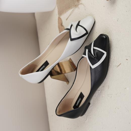 westory女鞋2023夏季新款平底羊皮百搭单鞋羊皮内里内垫73461 商品图7