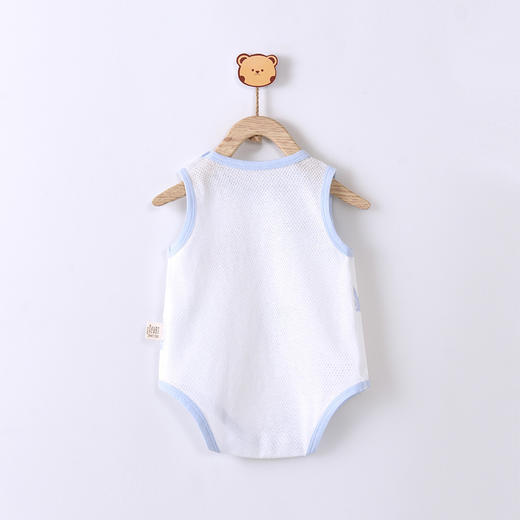 【小背心包屁衣】宝宝衣服包屁衣婴儿夏季全棉新生儿哈衣连体衣薄款睡衣爬爬外出服 商品图2