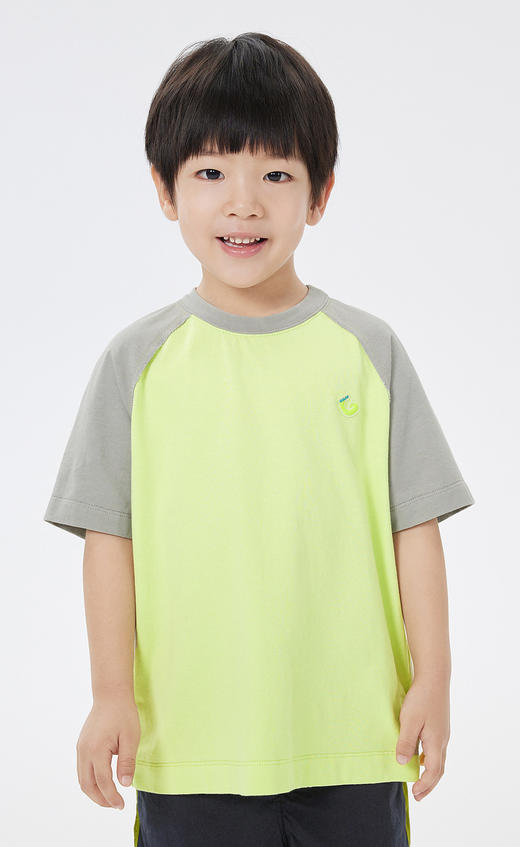 jnby  23年夏款  针织棉插肩袖短袖T恤 1N6114740 商品图5