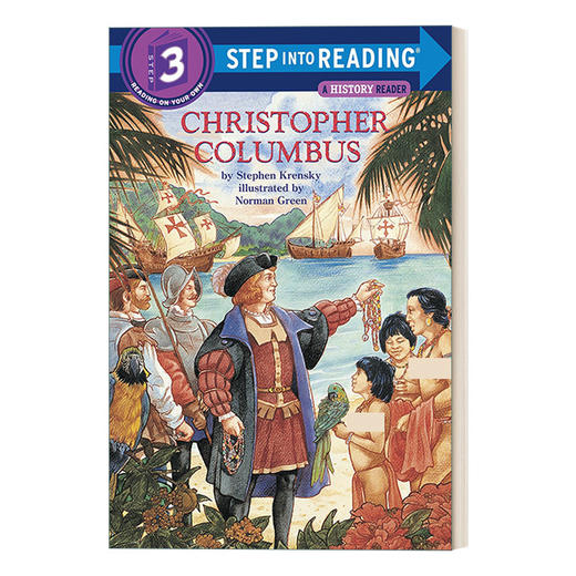 英文原版 Step into Reading 3 - Christopher Columbus 克里斯托弗哥伦布 兰登分级阅读3 英文版 进口英语原版书籍 商品图0