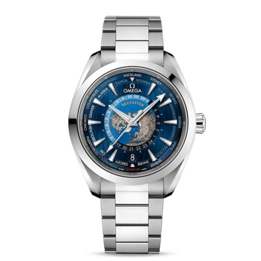 欧米茄 OMEGA 海马系列 AQUA TERRA 150米腕表 43毫米至臻天文台GMT世界时腕表 220.10.43.22.03.001 商品图0