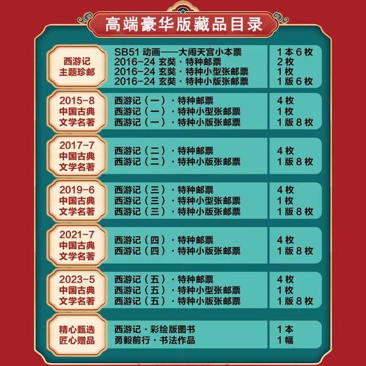 《西游记》邮票套装 由中国邮政发行的邮票装帧 商品图12