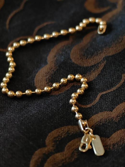 沉甸甸 18k金珠手链 商品图1