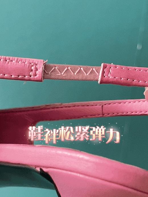 花花团醉重奢篙端单鞋【深海丝绸——鳗鱼皮4cm高跟鞋】光泽篙级 含天ran油脂 越穿越亮、越穿越舒服 不易刮伤 比一般皮革更耐用坚固 显瘦优雅鞋型 经典百搭 脚袢有弹力包容脚型！（花花团宠粉福利） 商品图10