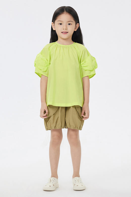 jnby  23年夏款  全棉府绸短袖TOP  1N6213330 商品图0