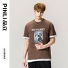 PINLI品立春季新款圆领印花短袖T恤男士潮牌上衣BG231111010 商品缩略图3