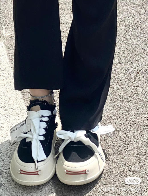 檀健次同款开口笑帆布鞋 商品图3