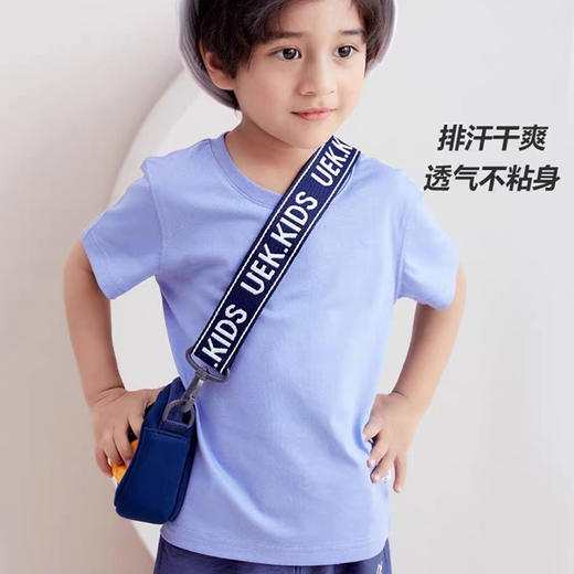 【捡漏价39.9/2件】男童短袖T恤 夏装纯棉女童宝宝 纯白色打底休闲上衣 儿童纯色半袖 商品图1