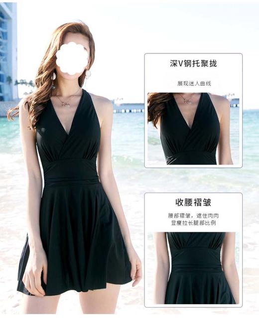 裁缝学苑 AW61女士连体裙式泳衣1:1实物服装纸样剪裁图纸牛皮纸样 商品图1