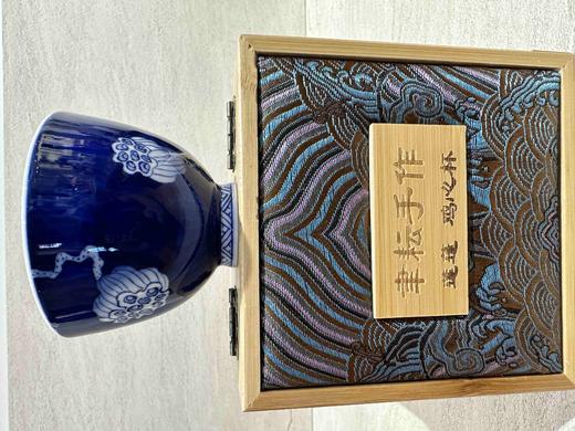 B-YYSZ-8217 聿耘手作 莲蓬 鸡心杯 青花压浪水绝技 商品图0