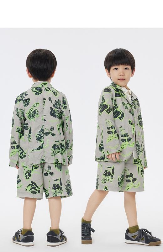 jnby   23年夏款  亚麻原创图案短裤  1N6E13790 商品图9