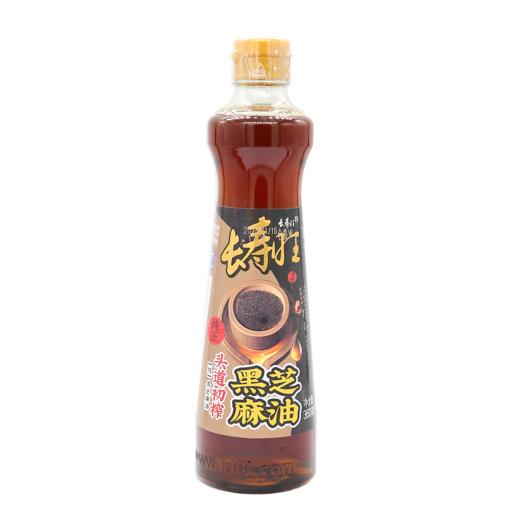 长寿旺360ml物理压榨%黑芝麻油（6924497923397） 商品图0