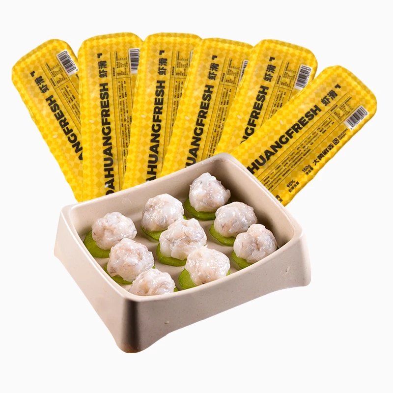 大黄鲜森·青虾虾滑150g/盒手打鲜虾滑95%虾含量6盒