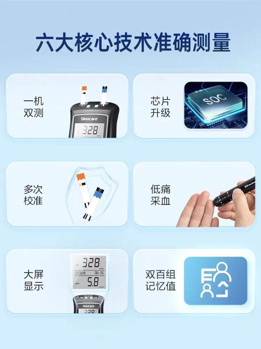 【三诺EA-11】血糖测试仪尿酸检测仪家用 自测尿酸的仪器试条试纸痛风 商品图3