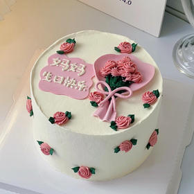 翻糖花束 母亲节蛋糕（百分百动物奶油）