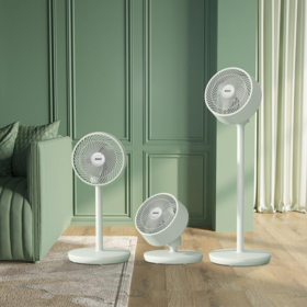 【团购展示】西佑 驱蚊香薰立式循环落地扇F6-皓月白