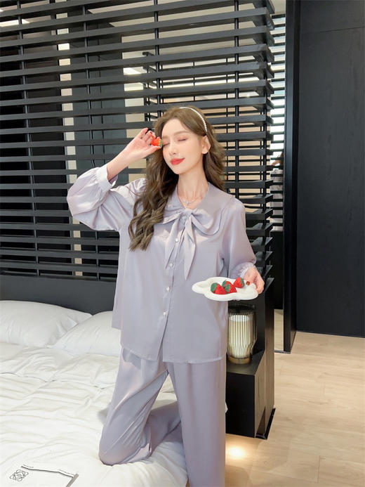 冰雪丝可爱蝴蝶结家居套装20005 商品图2