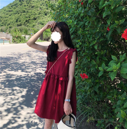 裁缝学苑 AW56无袖连衣裙A字裙1:1实物服装纸样剪裁图纸牛皮纸样 商品图2