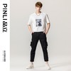 PINLI品立春季新款圆领印花短袖T恤男士潮牌上衣BG231111010 商品缩略图2