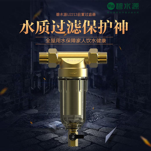 【门店同款】碧水源 前置过滤器 全屋管道中央净水机 长寿命 高精度过滤 大流量 U2213 商品图3
