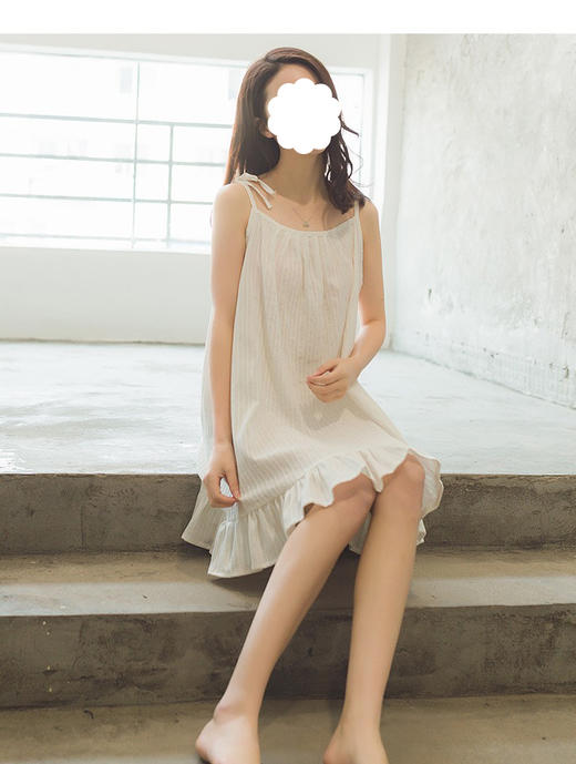 裁缝学苑 AW51女士吊带无袖睡裙1:1实物服装纸样剪裁图纸牛皮纸样 商品图5