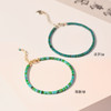「春之碧色」细绿松石手链 女小众设计复古方形松石清新绿色手饰时尚饰品 商品缩略图1