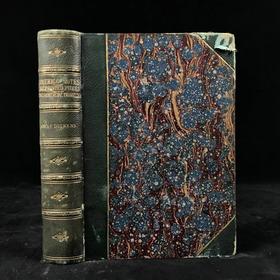 1869-1870年 狄更斯《美国札记/再版集/非商业旅人》 10余幅插图 真皮精装36开
