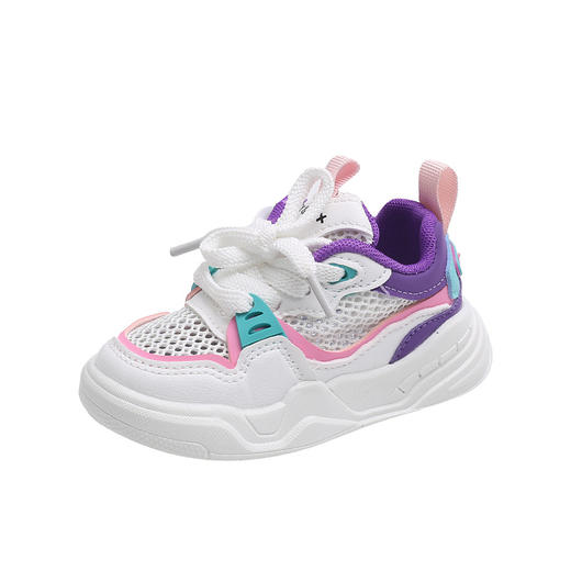 【潮酷ins！镂空透气小白鞋】夏季新款镂空透气鞋 时尚舒适  便捷魔术贴  防滑耐磨 小孩儿童鞋子 男童板鞋 女童休闲鞋 幼童潮鞋小白鞋 商品图4