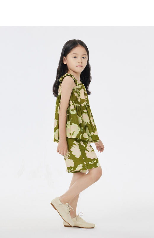 jnby   23年夏款  亚麻原创图案短裤  1N6E13790 商品图3