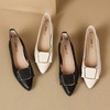 ZHR优雅浅口单鞋2023新款洋气平底单鞋一脚蹬懒人鞋上班族通勤 商品缩略图1