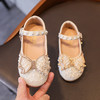 蝴蝶结水钻小皮鞋宝宝防滑软底豆豆鞋女童公主鞋2023春季新款韩版 商品缩略图5