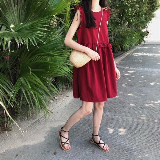 裁缝学苑 AW56无袖连衣裙A字裙1:1实物服装纸样剪裁图纸牛皮纸样 商品图4