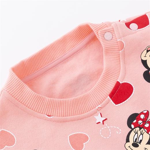迪士尼Disneybaby男童卫衣潮酷运动米奇套头上衣时尚学院风秋装213S1545 商品图3
