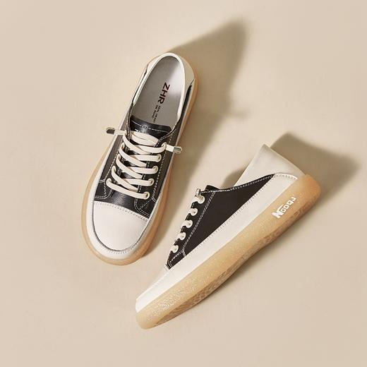 ZHR小白鞋女2023新款果冻底女鞋平底百搭透气休闲百搭软底运动鞋 商品图6