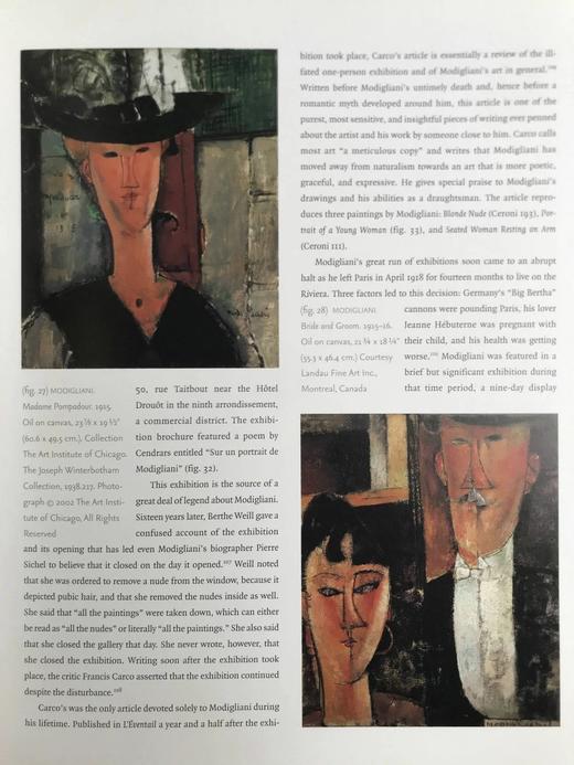 莫迪利安尼与蒙巴纳斯的艺术家们 189幅插图（87幅彩色） 精装大16开 商品图11