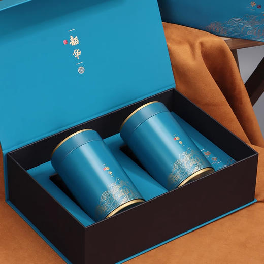 鸣龙韶华留香白茶两罐80g*2送礼盒春茶绿茶 商品图1