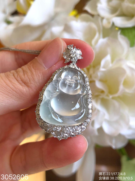 3052605，玻璃佛公吊坠  具体价格微信咨询 商品图5
