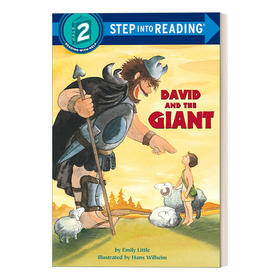 英文原版 Step into Reading 2 - David and the Giant 大卫和巨人 兰登分级阅读2 英文版 进口英语原版书籍