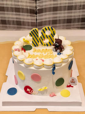 可爱ins风数字蛋糕