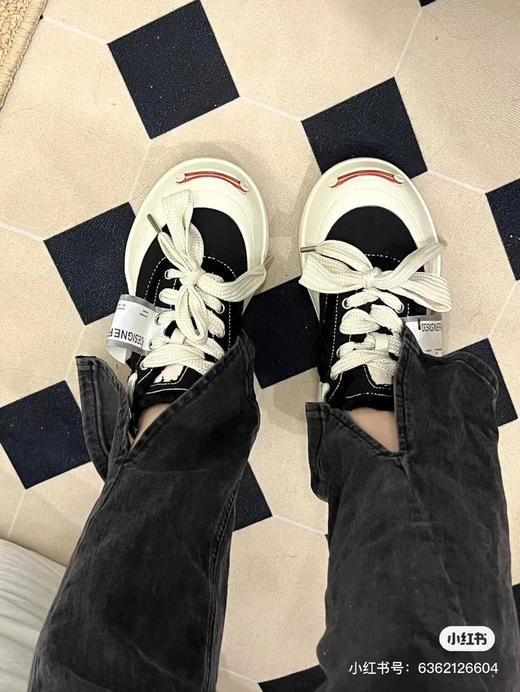 檀健次同款开口笑帆布鞋 商品图0