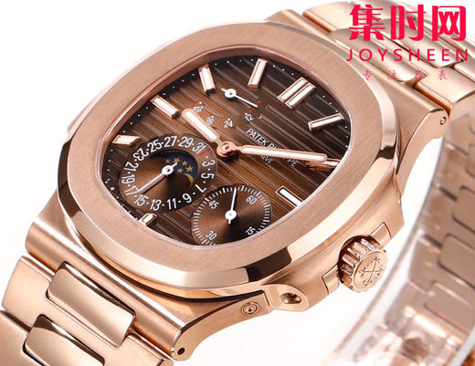 GR百达翡丽Patekphilippe运动系列鹦鹉螺5712霸道总裁 PP5712GR男士机械腕表 商品图3
