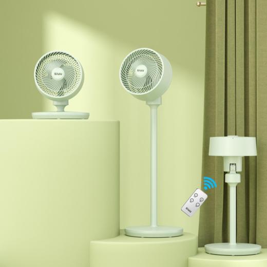 【团购展示】西佑 驱蚊香薰遥控立式循环扇F6W-零度绿 商品图0