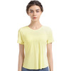 新款后背褶皱瑜伽服短袖纯色运动t恤女显瘦设计宽松健身上衣SQ 000 1095 商品缩略图3