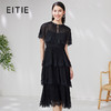 EITIE爱特爱女装夏季新款V领气质多层次蛋糕蕾丝拼接连衣裙礼服6677302 商品缩略图0