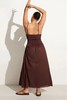 FAITHFULL THE BRAND - NOLIE MIDI DRESS-CHOCOLATE - 女装 - 连身裙 - 巧克力色 商品缩略图6